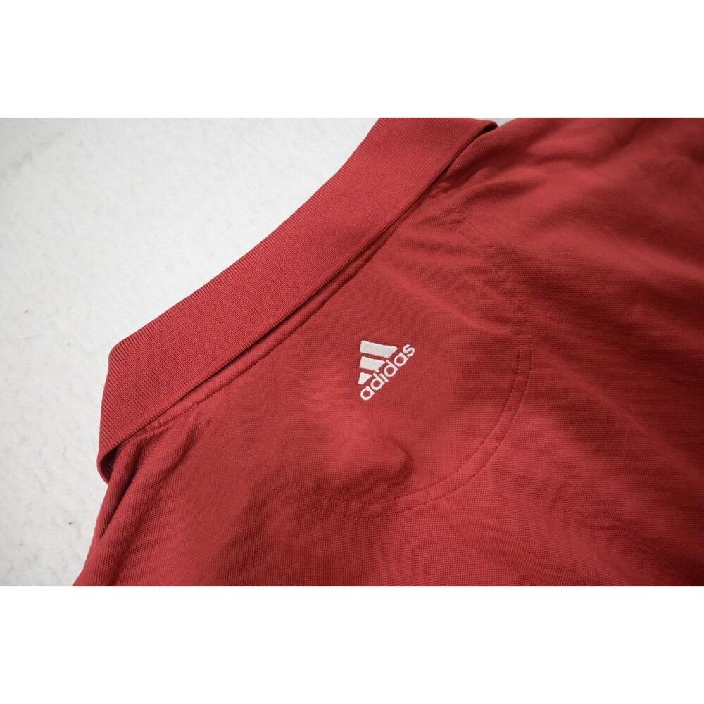 Adidas Golf Polo ClimaCool Red Short Sleeve Athletic Golf Shirt‎ Mens Size XL